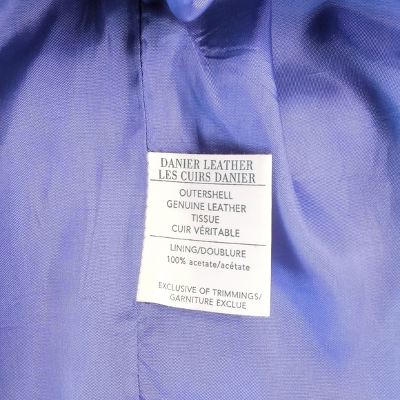 Vintage Purple Danier Suede Jacket 1980-1990s Era - Picture 9 of 13